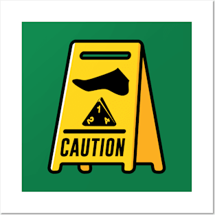 Caution: D4's Posters and Art